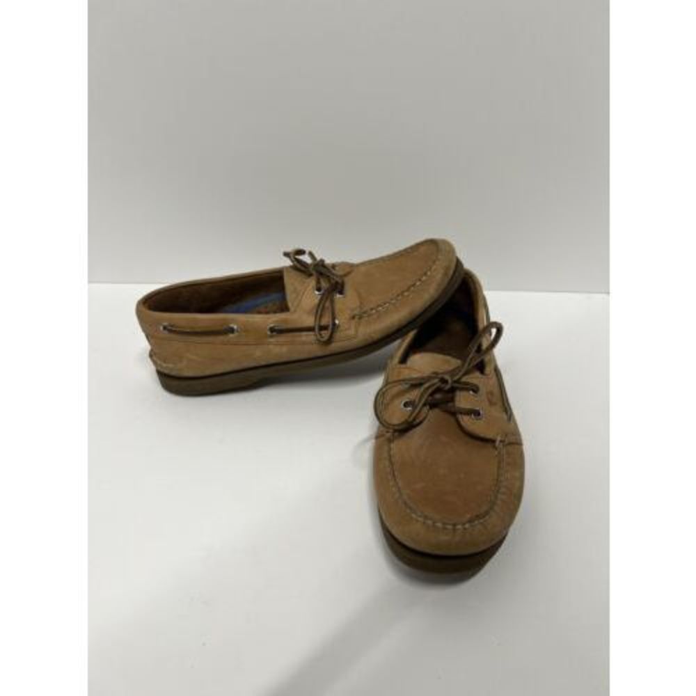 Sperry Men's Authentic Original 2-Eye Boat Shoe Size 9.5 Sahara Leather